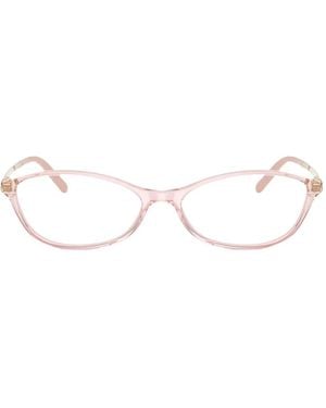 Miu Miu Gafas Con Detalle Del Logo - Blanco