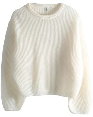 TOTEME Ribbed Jumper - White