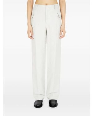 DURAZZI MILANO Flap-Pocket Pants - White