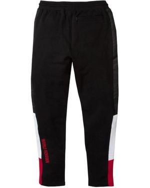 Staple Colour-Block Track Pants - Black