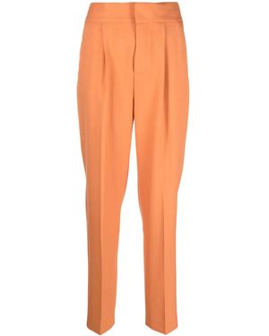 Rodebjer Pantaloni Megan Con Pieghe - Arancione