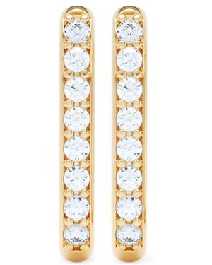 LOEV Pendientes Allday en oro amarillo de 14 ct con diamantes - Metálico