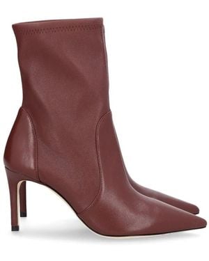 Stuart Weitzman Stuart Power Stiefeletten Aus Leder - Lila