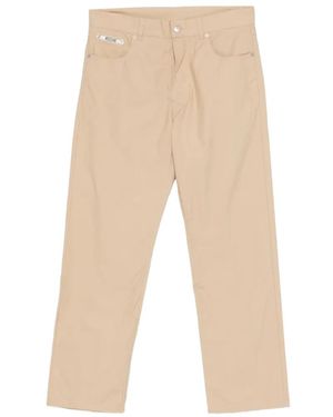 Moschino Logo-Detail Trousers - Natural