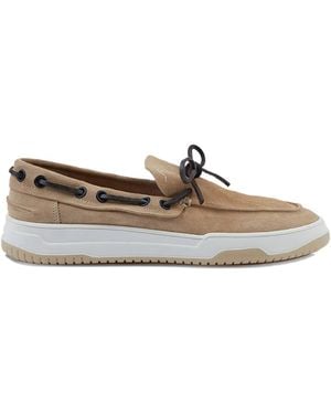 Paul & Shark Yacht Club Leather Loafers - Brown