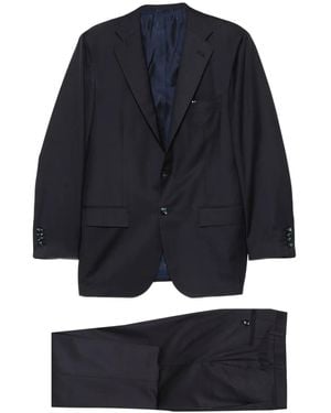 Kiton Single-Breasted Suit - Blue