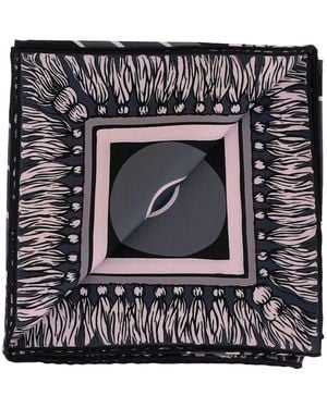 PUCCI Geometric-Print Scarf - Black