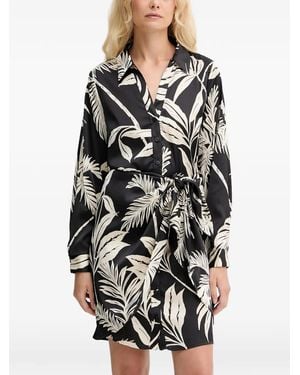 Guess Alya Floral Tie Mini Dress - White