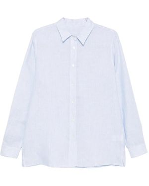 Riviera Long-Sleeve Button-Down Shirt - White