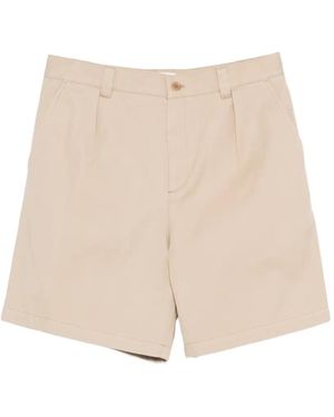 A.P.C. Short À Design Plissé - Natural