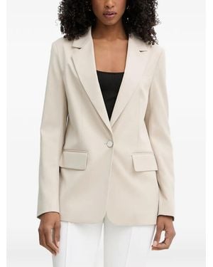 Guess Notched-Lapels Blazer - Natural