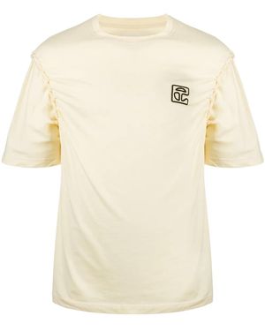 Telfar Braided-Seam T-Shirt - Natural
