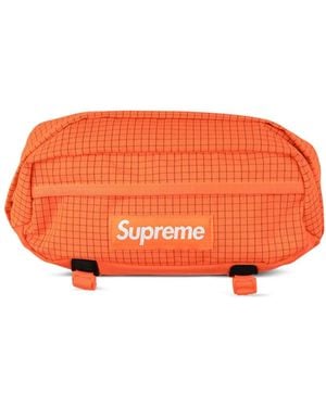 Supreme Ripstop-Gürteltasche Mit Box-Logo - Orange
