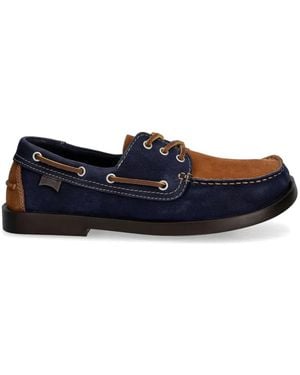 Camper Twins Boat Shoes - Blue