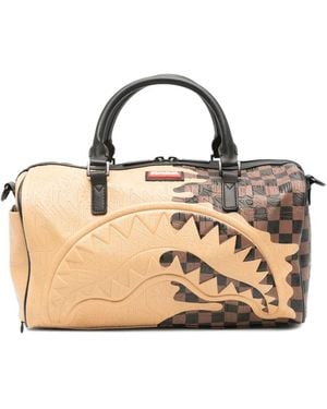 Sprayground Borsone A Quadri - Metallizzato