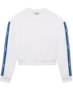 Gcds Logo-Detail Sweatshirt - White