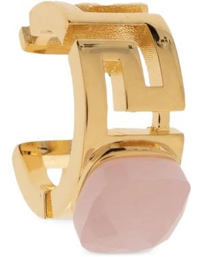 Versace Greca Ear Cuff Mit Glasverzierung - Mettallic