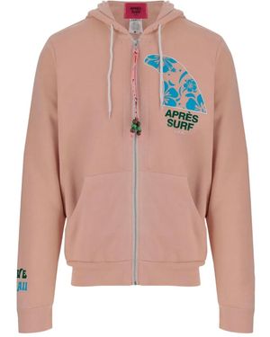 APRÈS SURF Hoodie mit Logo-Print - Pink