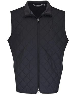 Peter Millar Quilted Zip-Up Gilet - Blue