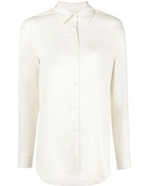 Calvin Klein Long-Sleeve Buttoned Shirt - White