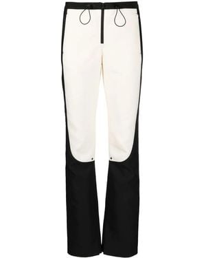 Low Classic Colour-Block Trousers - White