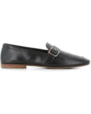 Henderson Buckle-Strap Loafers - White
