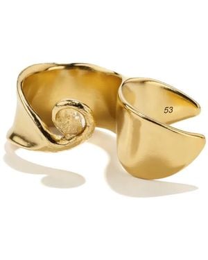 Goossens Anillo Feuillage doble - Metálico