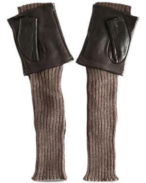 Our Legacy Wrist Warmer Gloves - Black