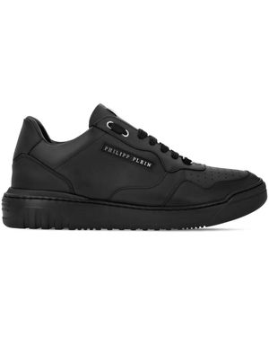 Philipp Plein レザースニーカー - ブラック