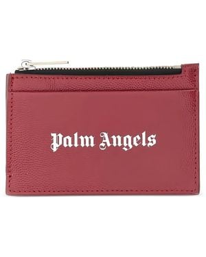 Palm Angels Leren Pasjeshouder - Rood
