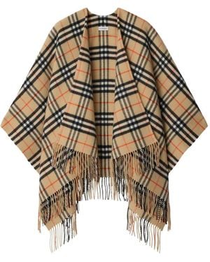 Burberry Capa A Cuadros - Neutro