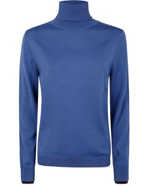 Paul Smith Pullover mit Rollkragen - Blau