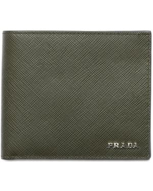 Prada Saffiano Leather Wallet - Green