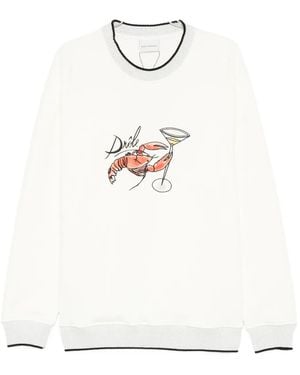 Drole de Monsieur Graphic-print Sweatshirt - ホワイト