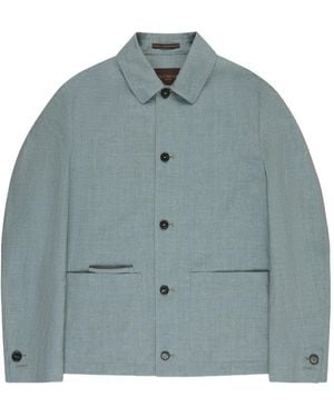 Incotex Buttoned Jacket - Blue