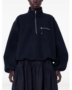 Cecilie Bahnsen Cbfrederik Half-Zip Chest-Pocket Jacket - Blue