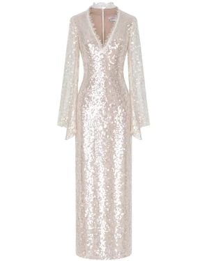 MANURI Robe Longue Cléo - Rose
