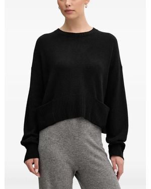 Benetton Pull À Col Rond - Black