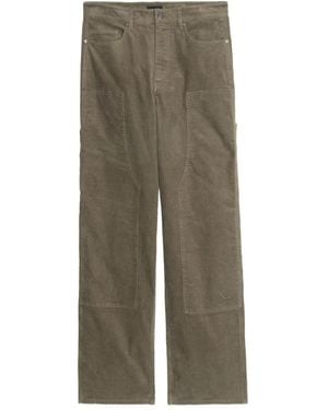 Zadig & Voltaire Pery Corduroy Patch-Pocket Trousers - Green