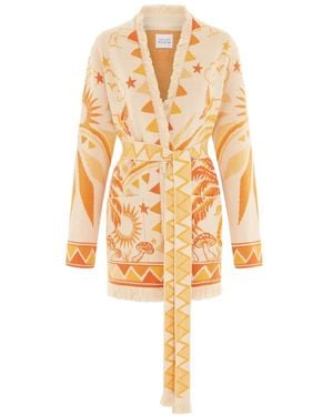 Hayley Menzies Magic Leopard Cardigan - White