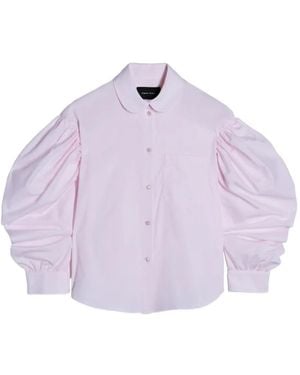 Simone Rocha Camisa Con Cuello Redondo - Morado