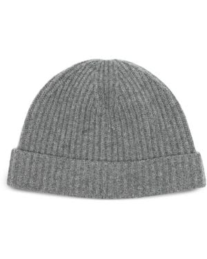 N.Peal Cashmere Cashmere Beanie - Grey