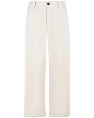 Closed Romi' Cotton Trousers - White