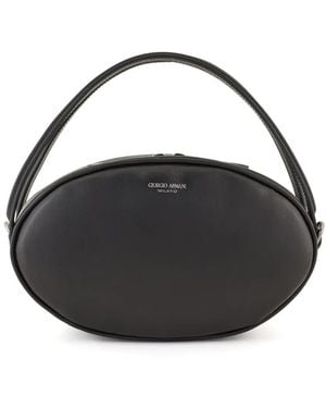 Giorgio Armani Zipped Cross Body Bag - Black
