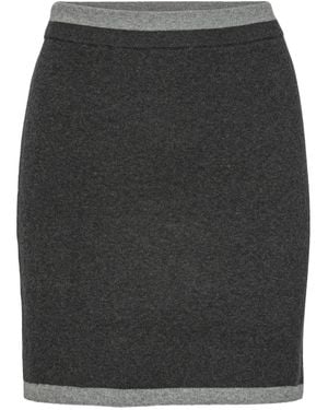 ROTATE BIRGER CHRISTENSEN Cotton Mini Skirt - Black