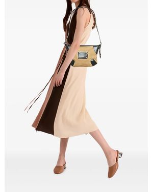 Bally プレオウンド スエード ショルダーバッグ - ナチュラル