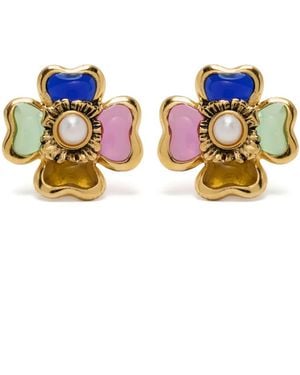 Goossens Trèfle ピアス - ブルー