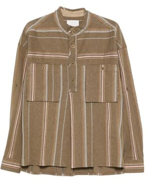 Isabel Marant Chemise Rayée Ralvin À Manches Longues - Natural
