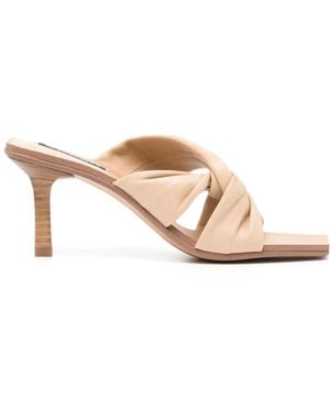 Senso Mila 80Mm Leather Mules - Pink
