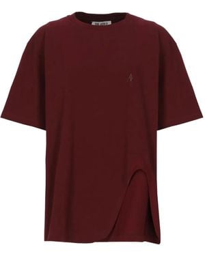 The Attico Side-split T-shirt - Rot